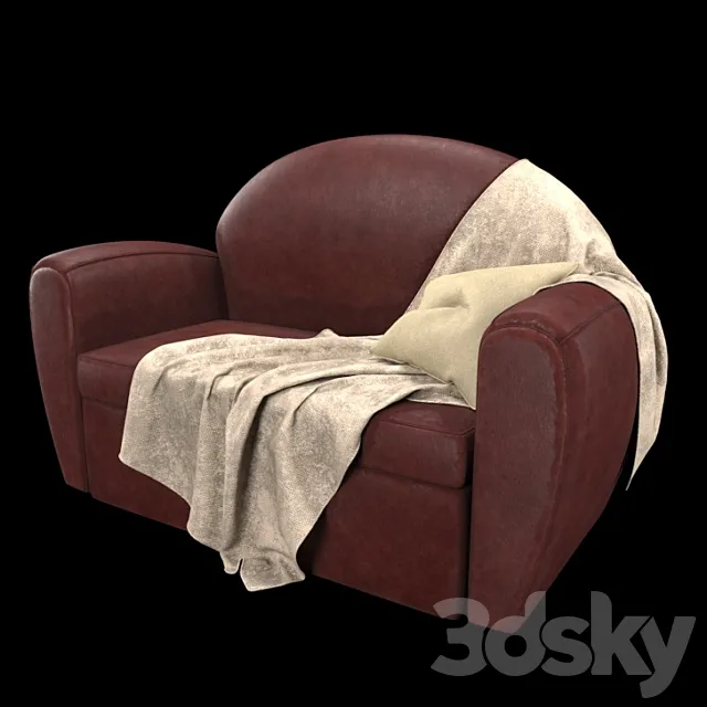 Leather Sofa 3DModel
