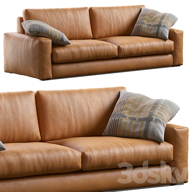 Leather Sofa 810 FLY By Vibieffe 3DModel