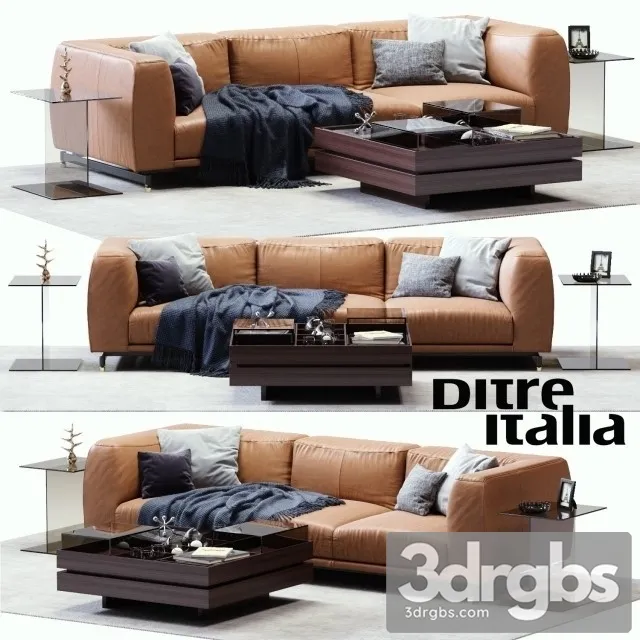 Leather Sofa Brown Dolly 3D Model Download Leather Sofa Brown Dolly 3D Model Download