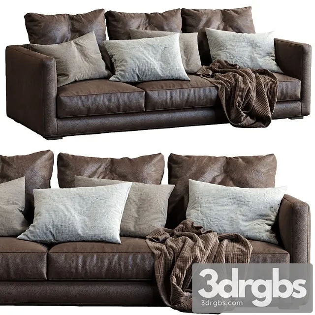 Leather sofa tango by maras 2 3D Model Download Leather sofa tango by maras 2 3D Model Download