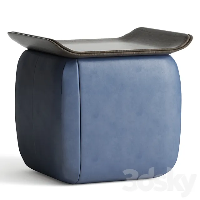 Leather stool 3DModel Leather stool 3DModel
