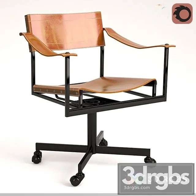 Leather swivel chair 3D Model Download Leather swivel chair 3D Model Download