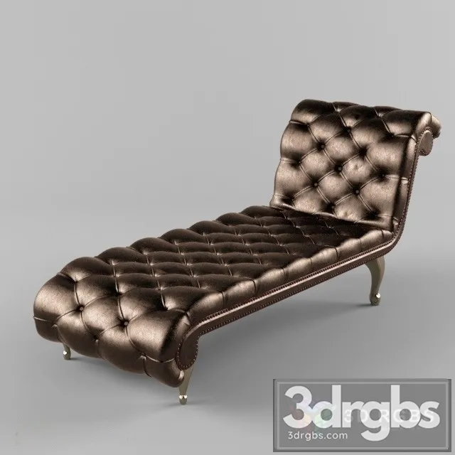 Leather Tyfted Lounge 3D Model Download