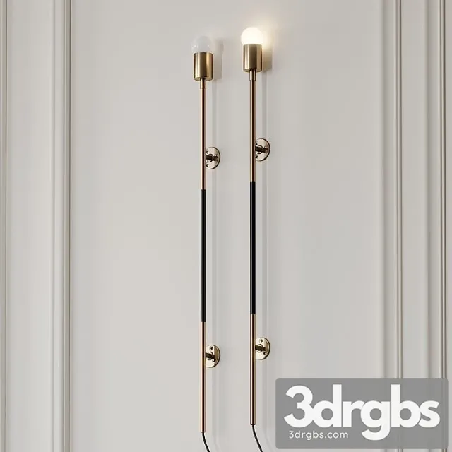 Leather Wrapped Linear Wall Sconce By Katy Skelton 3D Model Download Leather Wrapped Linear Wall Sconce By Katy Skelton 3D Model Download
