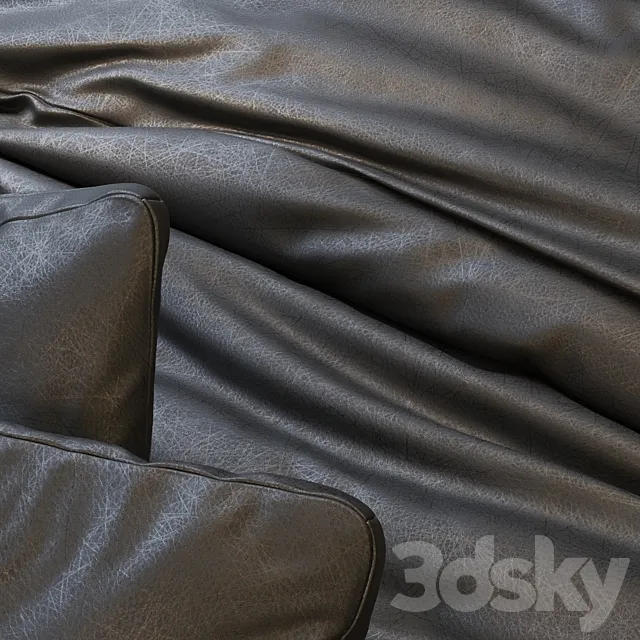 Leather_PBR_Seamless_4k_set01 3D Model