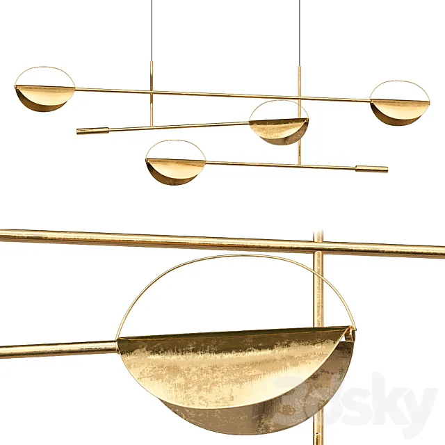 Leaves Pendant 3D Model