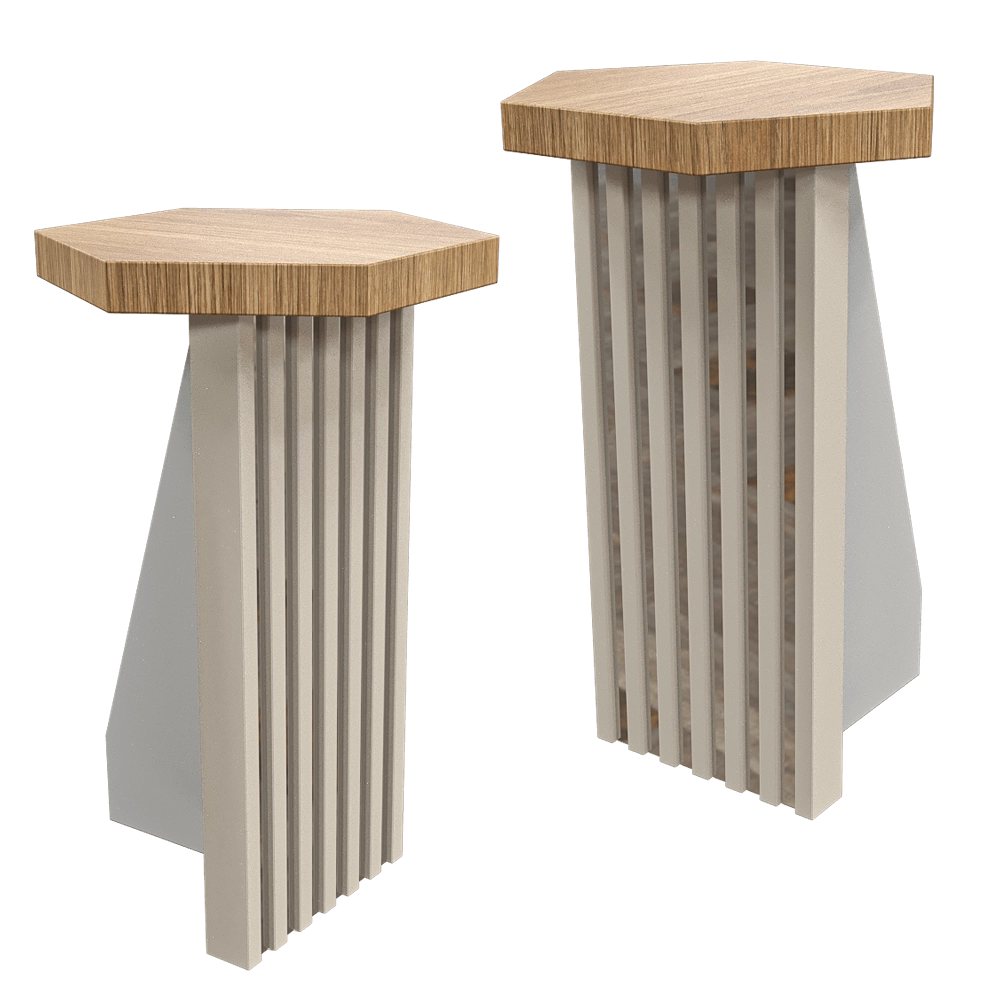 LEBANTO – Side table Murano 3D Model LEBANTO – Side table Murano 3D Model