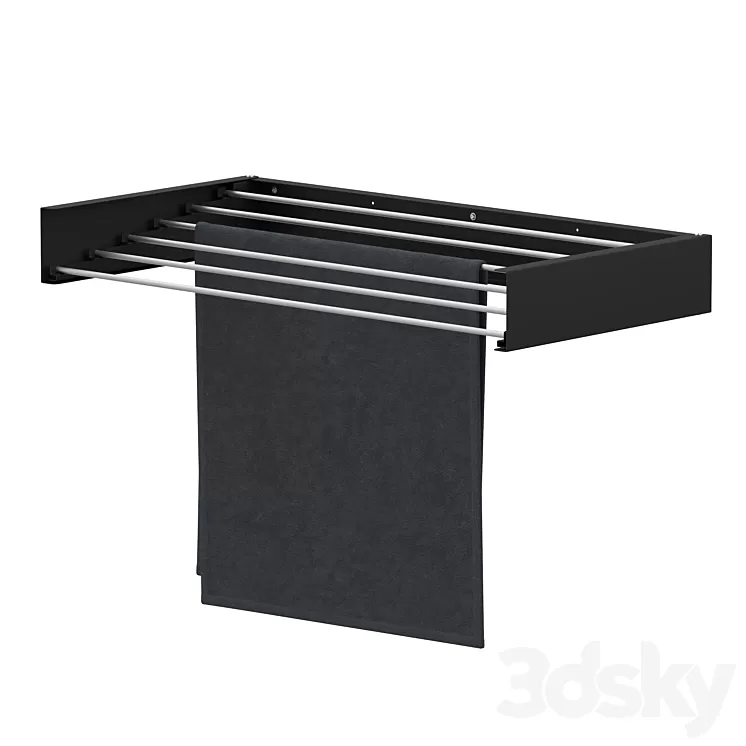 Lebensart Foldable Wall Mounted Dryer 3D Model