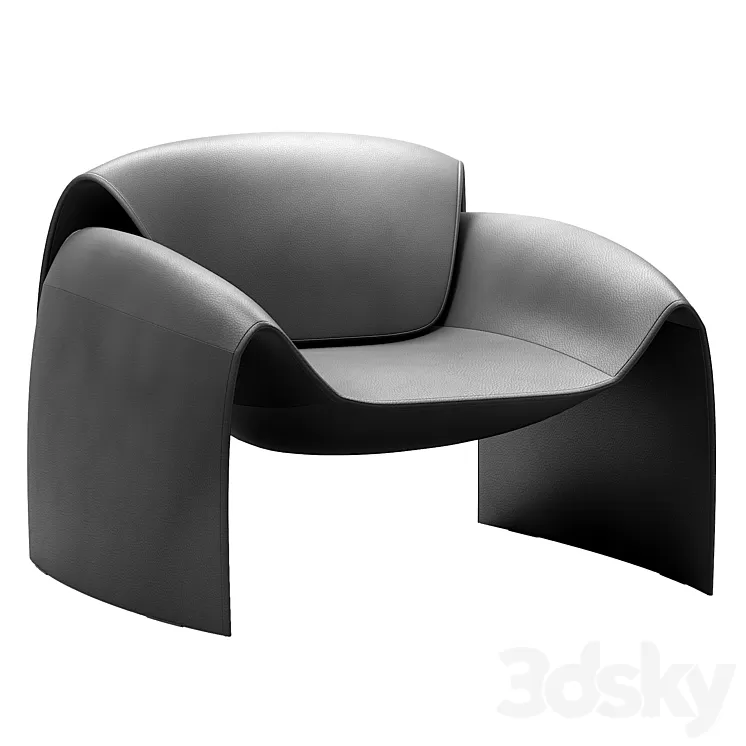 Leclub armchair 3D Model Free Download