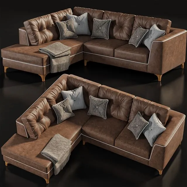 LeComfort Steven sofa 3D Model