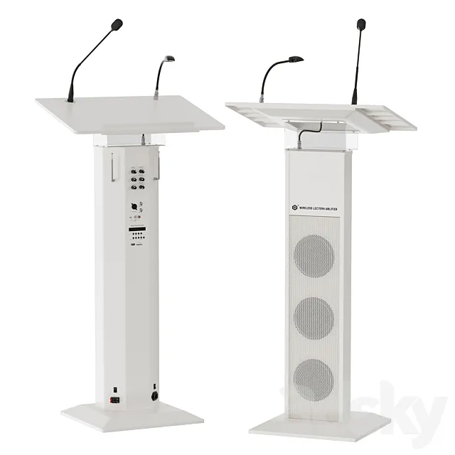 lectern amplifier conference tribune microphone stand Free Download
