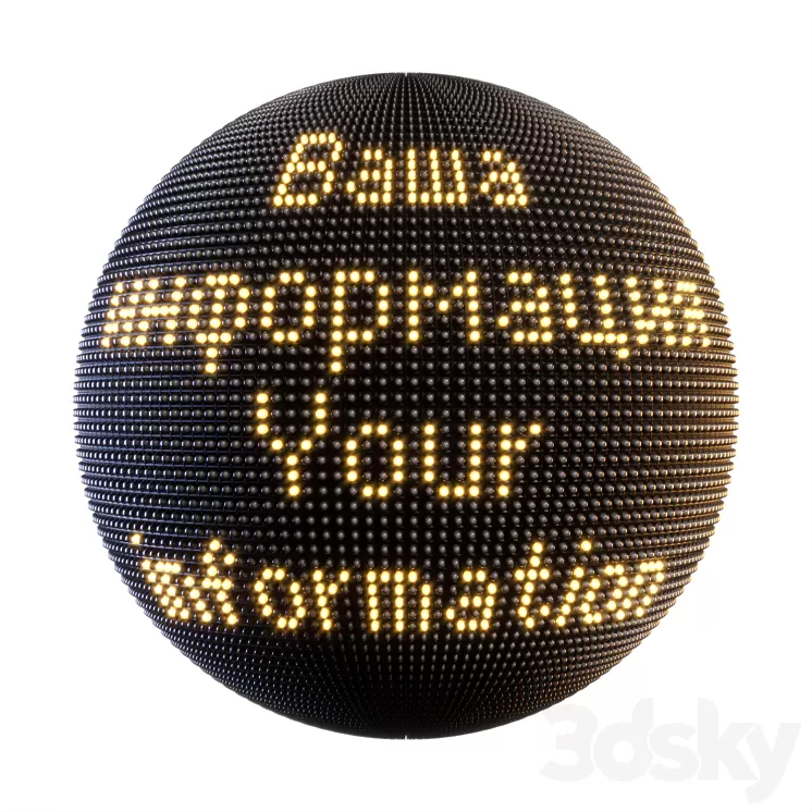 LED 3D Model Free Download