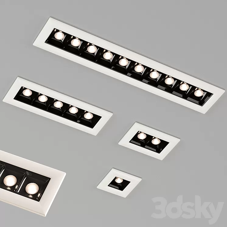 LED ceiling light Spot 002 3D Model