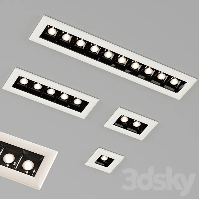 LED ceiling light Spot 002 3DModel