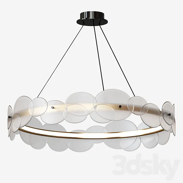 Led chandelier 3D Model