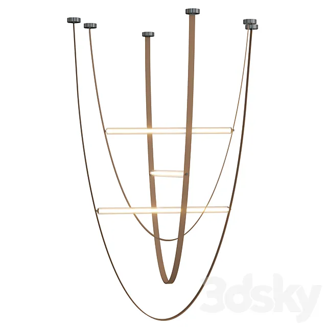 Led Chandelier 3D Model