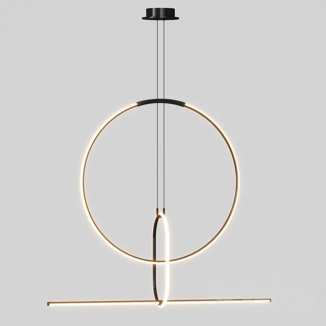 Led chandelier 3DModel