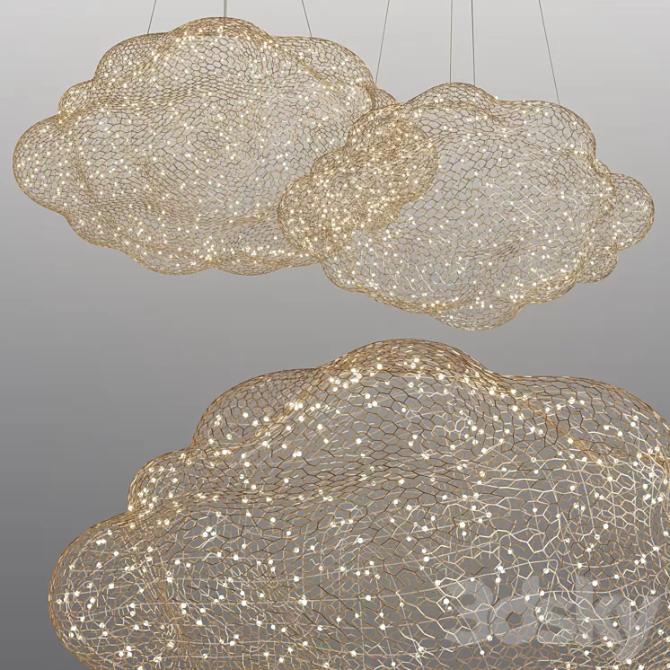LED Cloud 3D Model LED Cloud 3D Model