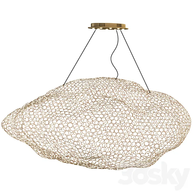 LED Cloud Chandelier Collection 3D Model