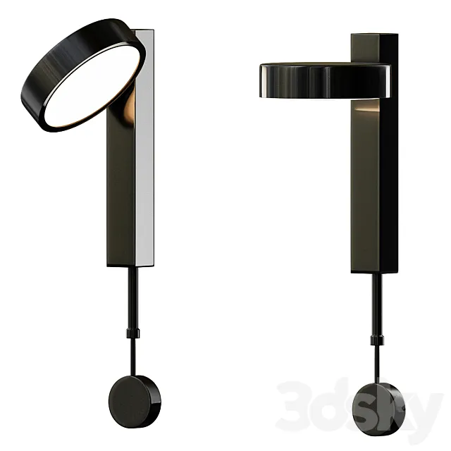 LED Dimming Wall Lamp 3DModel LED Dimming Wall Lamp 3DModel