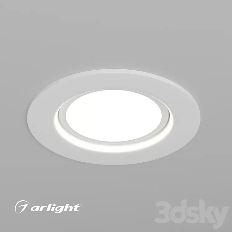 LED Downlight LTD-80WH 9W 3D Model