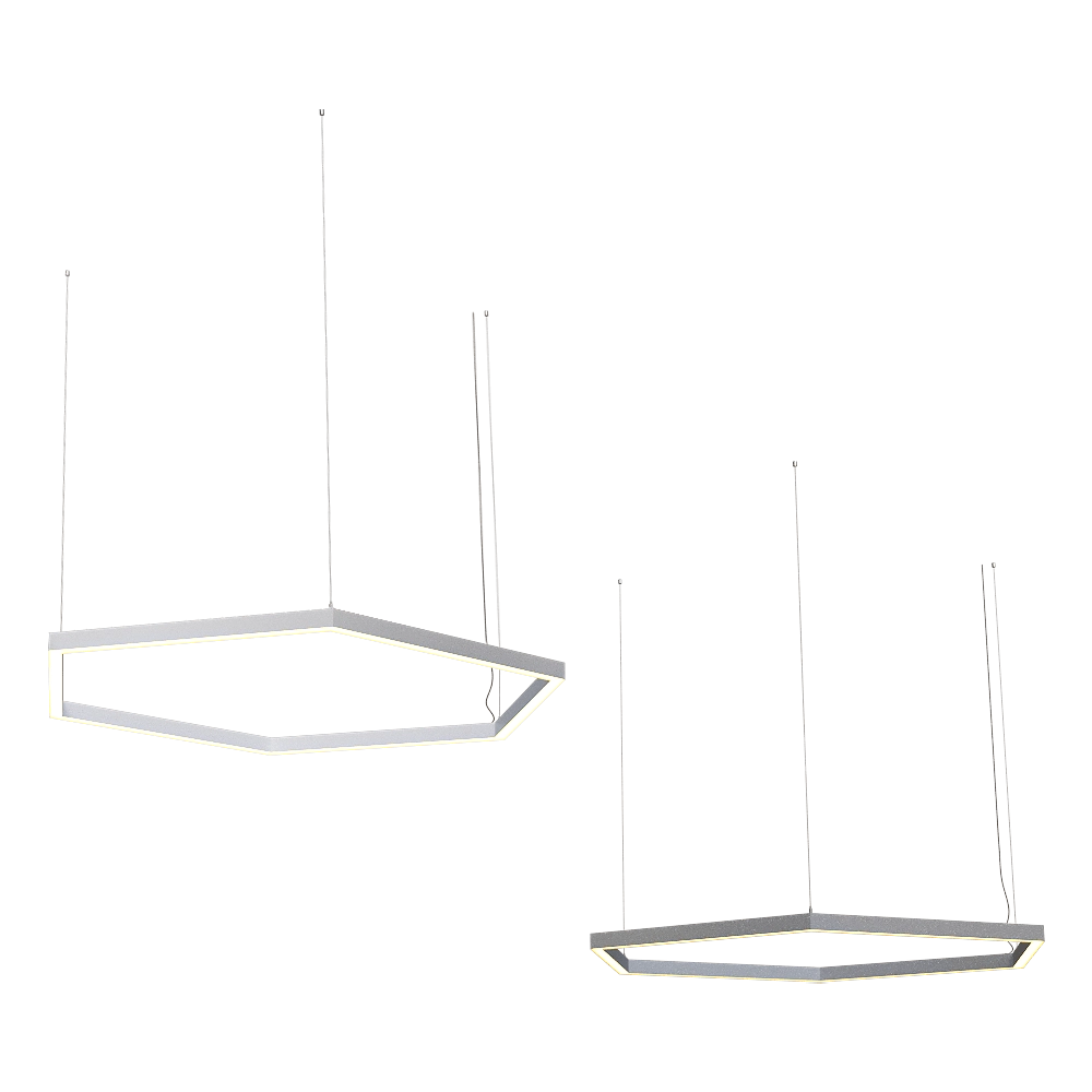 Led Holding – Pendant lamp Hexagon 50|70 3D Model Led Holding – Pendant lamp Hexagon 50|70 3D Model