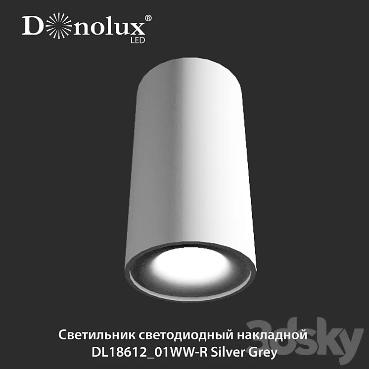 LED lamp DL18612 \/ 01WW-R Silver Grey 3D Model