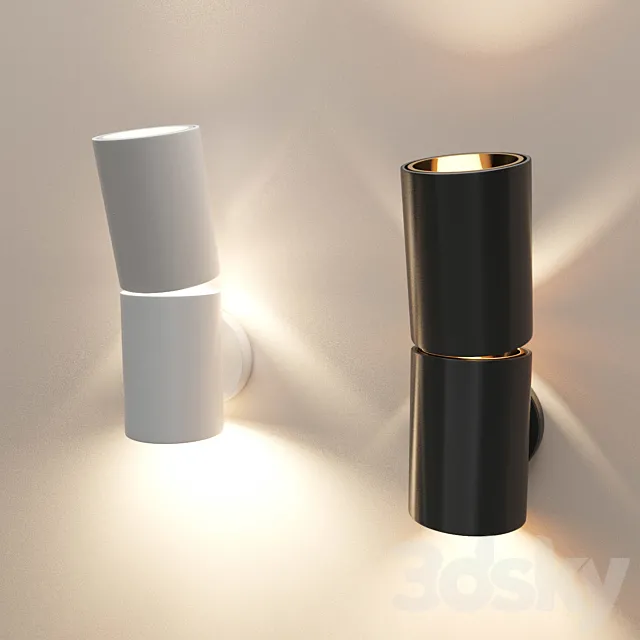 LED lighting sconces NODE 3D Model