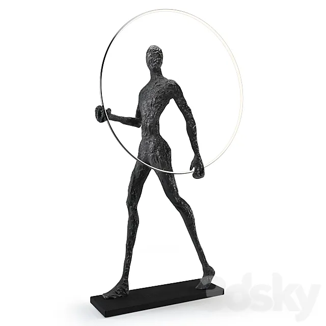 LED MAN RING H215 3D Model LED MAN RING H215 3D Model