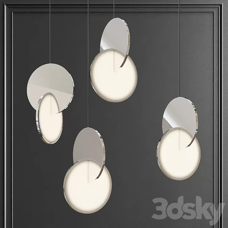 LED pendant lamp 3D Model LED pendant lamp 3D Model