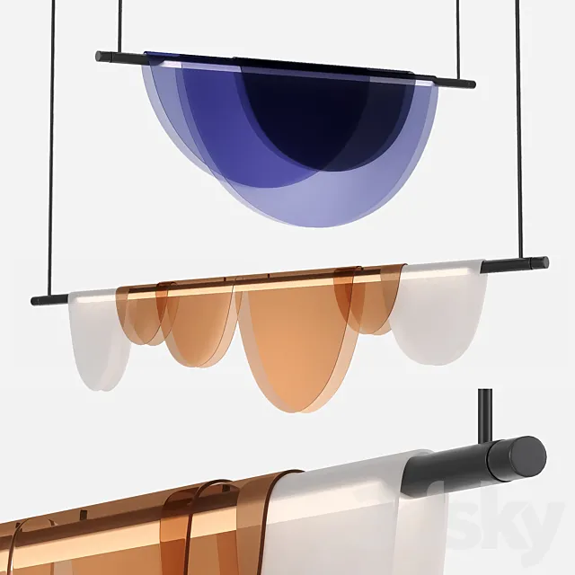 LED rack lamp Lampatron EQUAL and EQUAL BLUE 3DModel