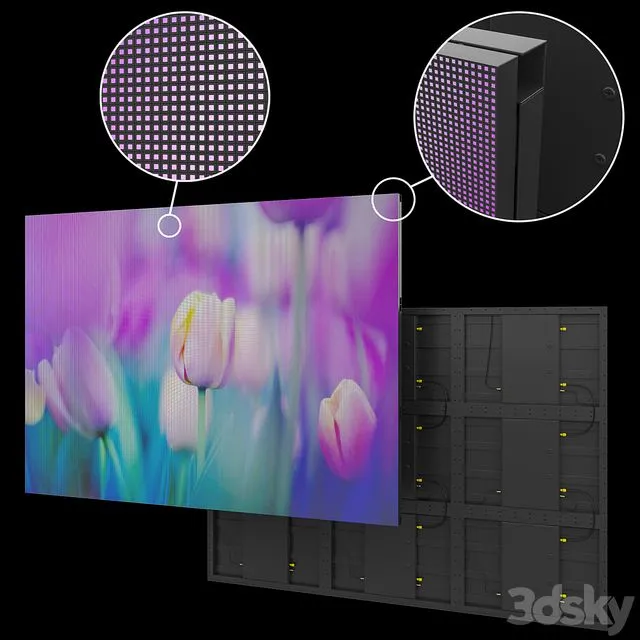 led screen 3D Model