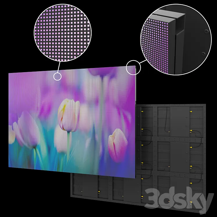 led screen 3D Model