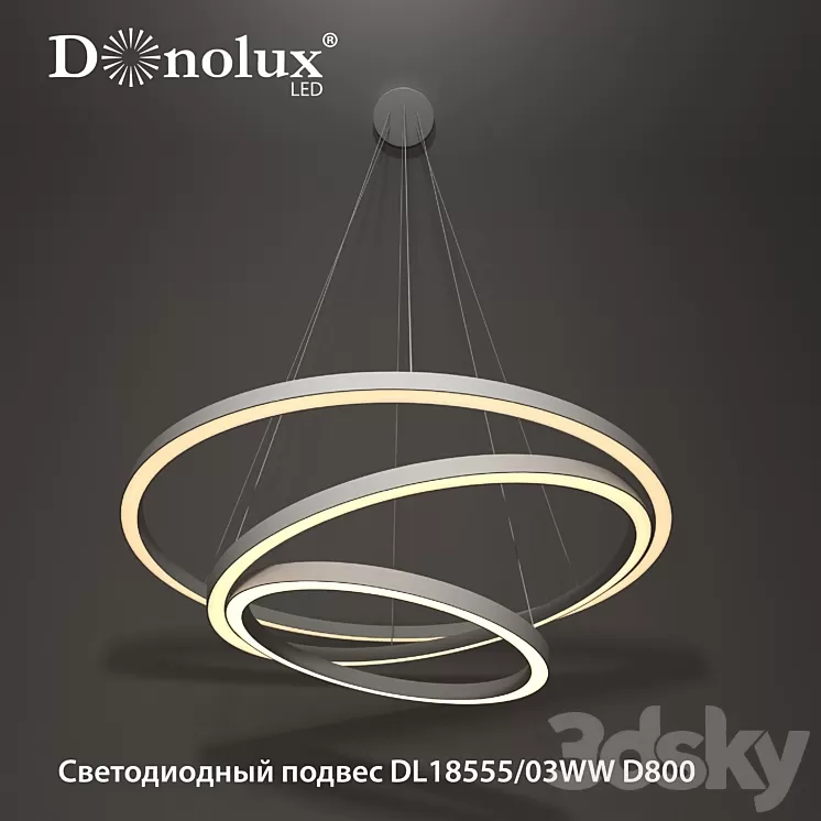 LED suspension DL18555 \/ 03WW D800 3D Model LED suspension DL18555 \/ 03WW D800 3D Model