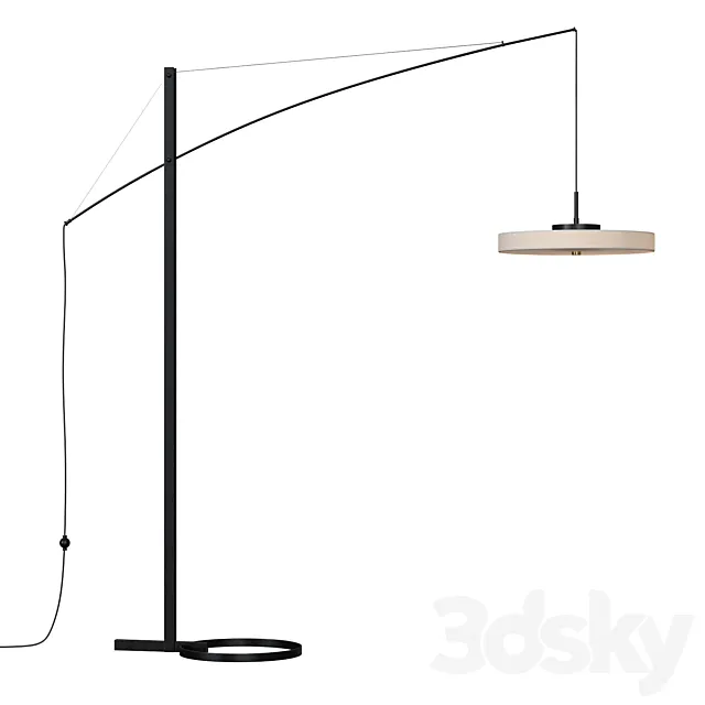 LED Task Floor Lamp by Hubbardton Forge 3DModel