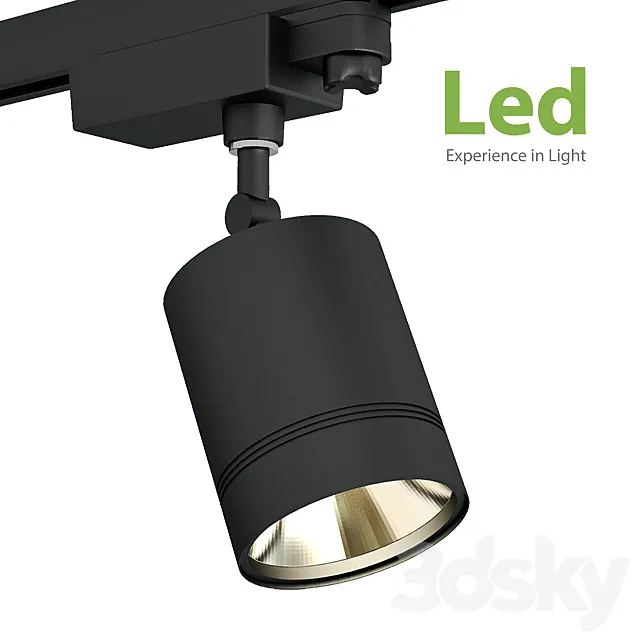 Led track spot 3DModel