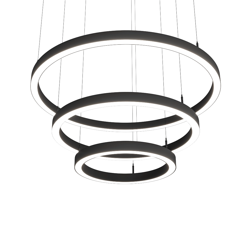 Ledalen – Pendant lamp Ring Trio 3D Model
