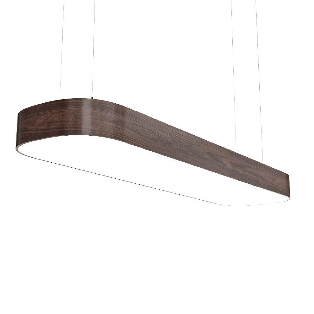 Ledalen – Pendant lamp Wood ovale 3D Model