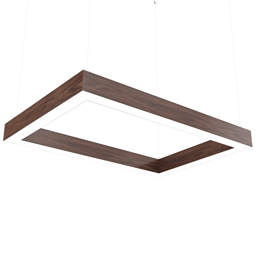 Ledalen – Pendant lamp Wood rettangolo 3D Model