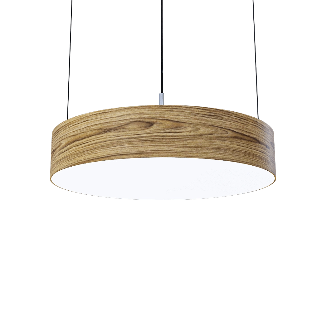Ledalen – Pendant lamp Wood Ring D500 3D Model