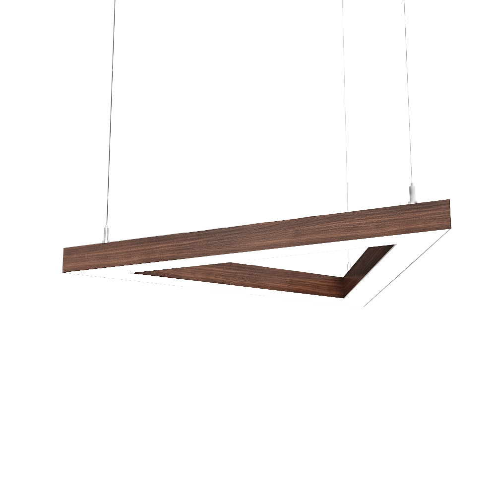 Ledalen – Pendant lamp Wood triangolo 3D Model