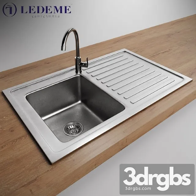 Ledem L98050 L Sink 3D Model Download