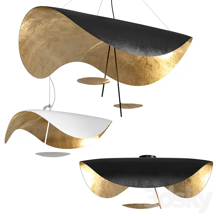 Lederam Manta Catellani & Smith Pendant Lamp 3D Model