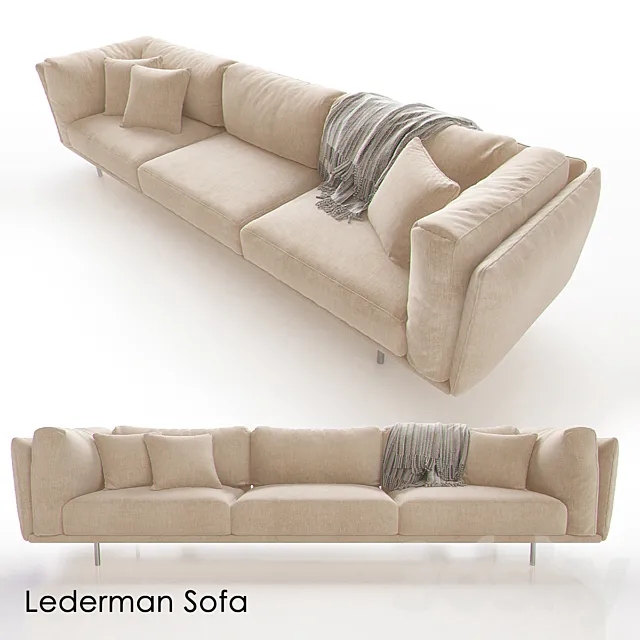 Lederman Sofa by Arik Ben Simhon 3D Model Lederman Sofa by Arik Ben Simhon 3D Model