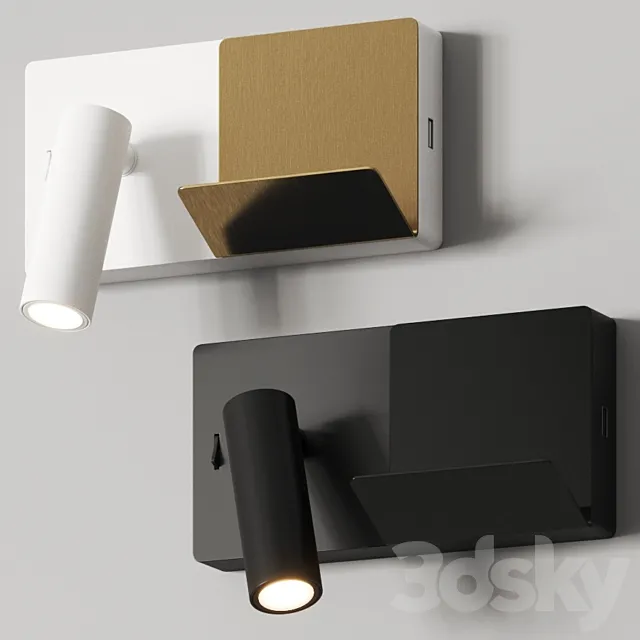 Leds C4 Elamp Wall Lamp 3D Model Leds C4 Elamp Wall Lamp 3D Model