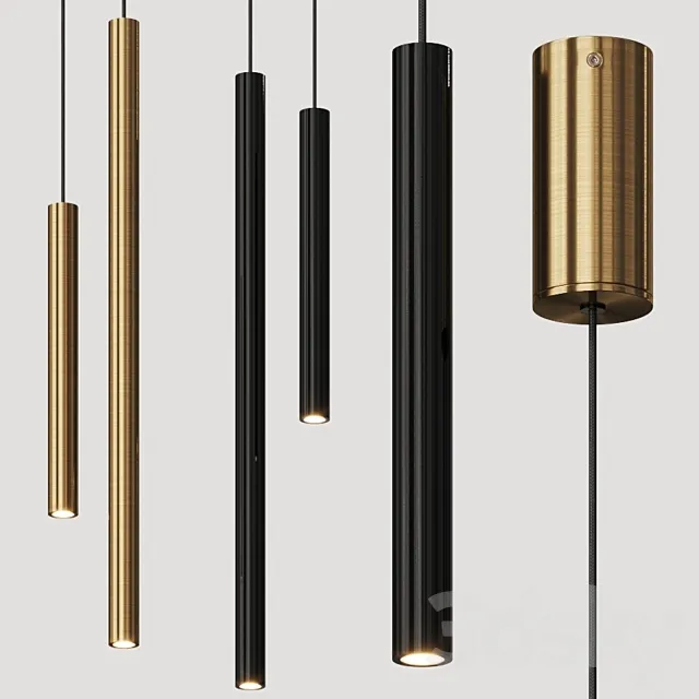 Leds C4 Stylus Pendants 3D Model