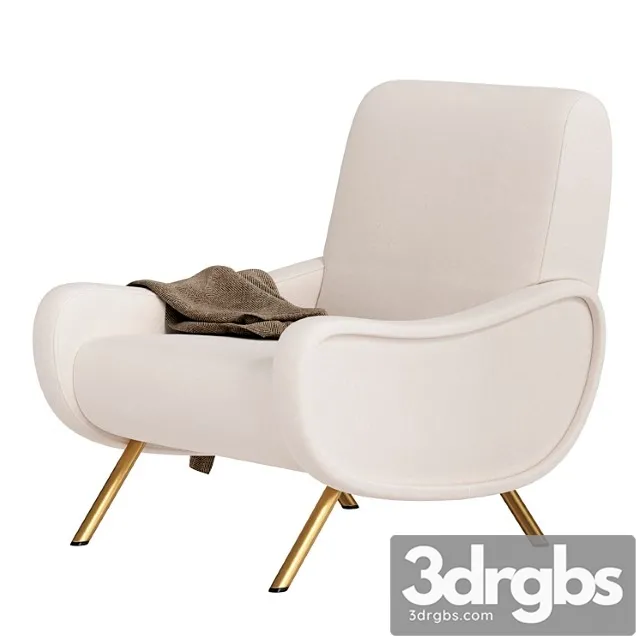 Ledy armchair by marco zanuso