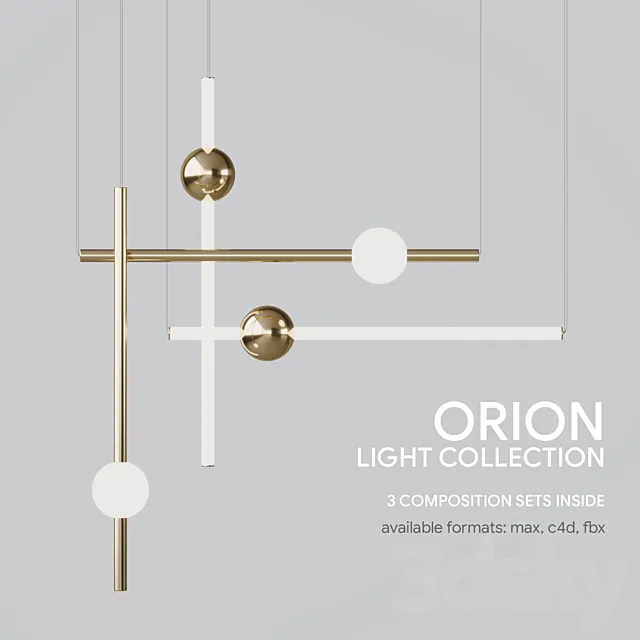 Lee Broom Orion Light Collection 3D Model