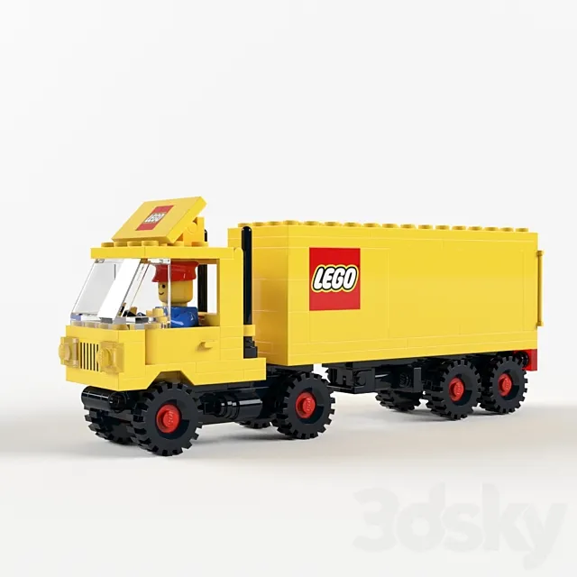 Lego 6692 Tractor Trailer 3D Model Lego 6692 Tractor Trailer 3D Model