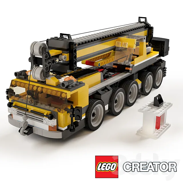 LEGO Creator №6753 Part 3 3D Model LEGO Creator №6753 Part 3 3D Model